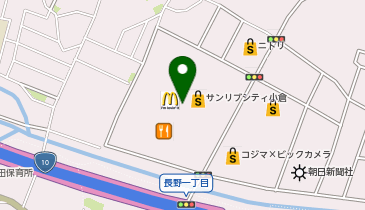 マジックミシンサンリブシティ小倉の地図画像