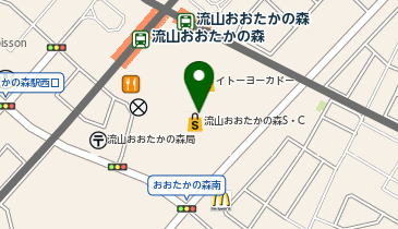 マジックミシン流山おおたかの森の地図画像