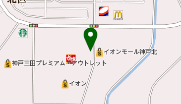 リアット!イオンモール神戸北の地図画像