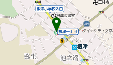 リアット!根津の地図画像