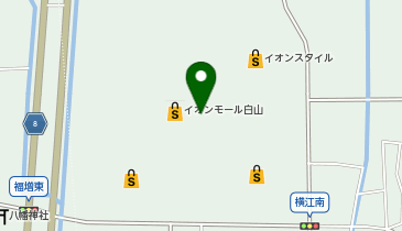 リアット!イオンモール白山の地図画像