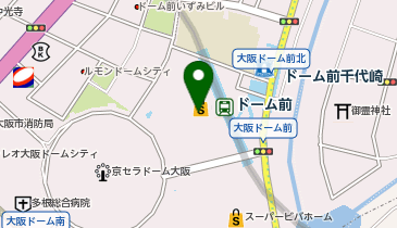 マジックミシンイオンモール大阪ドームシティの地図画像