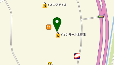 マジックミシンイオンモール木更津の地図画像