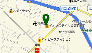 マジックミシンイオンスタイル板橋前野町の地図画像