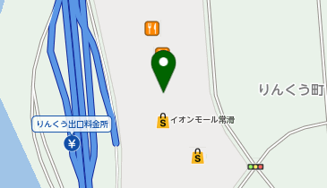 マジックミシンイオンモール常滑の地図画像