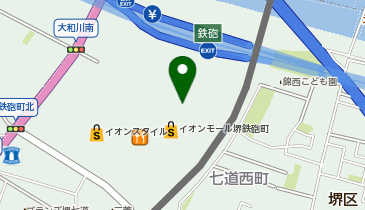 マジックミシンイオンモール堺鉄砲町の地図画像