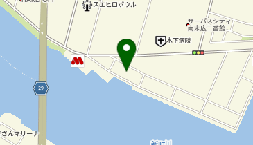 マジックミシンイオンモール徳島の地図画像