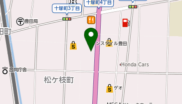 マジックミシンイオンスタイル豊田の地図画像