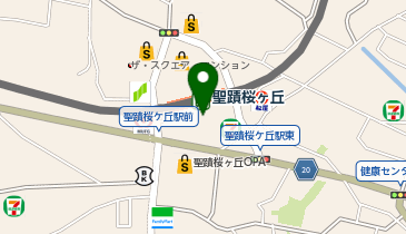 マジックミシン聖蹟桜ケ丘ショッピングセンターの地図画像