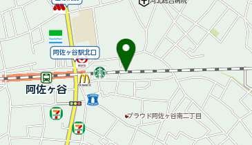 マジックミシン阿佐ケ谷ゴールドストリートの地図画像