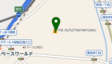 マジックミシンジアウトレット北九州の地図画像