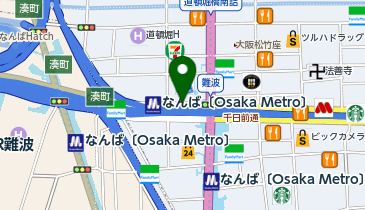 マジックミシンなんばWalk1番街の地図画像