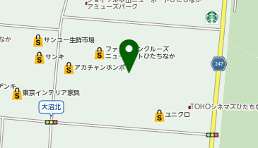マジックミシンニューポートひたちなかの地図画像