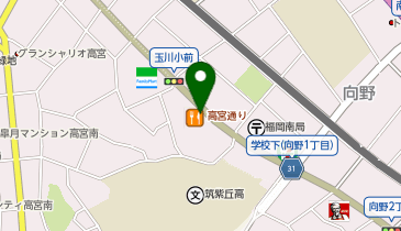 ジョイフル 野間店の地図画像