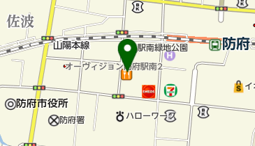 ジョイフル 防府駅南町店※1月7日(水)深夜0:05-深夜4:00は臨時休業の地図画像