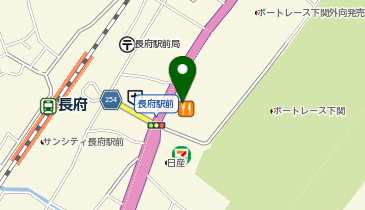 ジョイフル 下関長府店※1月19日(月)深夜4:00-朝8:00は臨時休業の地図画像