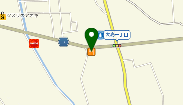 ジョイフル 立山通り店の地図画像