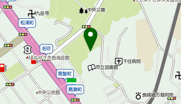 ジョイフル 佐世保中央公園店※2026年1月1日(木)は店休、1月2日(金)は8時開店の地図画像