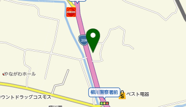 ジョイフル 柳川店の地図画像