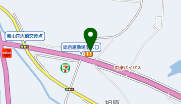 ジョイフル 南中津店の地図画像
