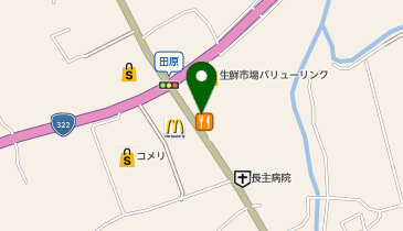 ジョイフル 田川川崎店の地図画像