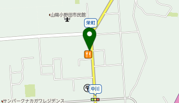 ジョイフル 小野田中川店の地図画像