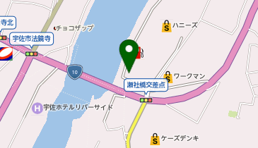 ジョイフル 宇佐法鏡寺店の地図画像