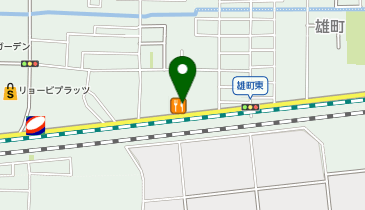 ジョイフル 雄町店の地図画像