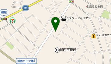 ジョイフル 加西中央店の地図画像