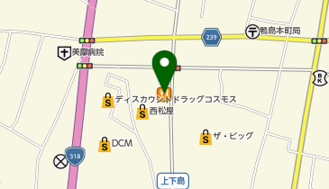 ジョイフル 吉野川店の地図画像