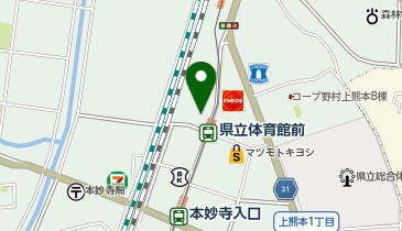 ジョイフル 上熊本店の地図画像