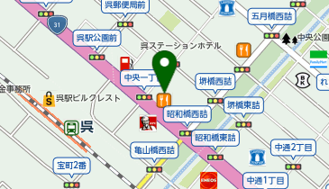 ジョイフル 呉駅前店の地図画像