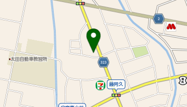 ジョイフル 太田藤阿久店の地図画像