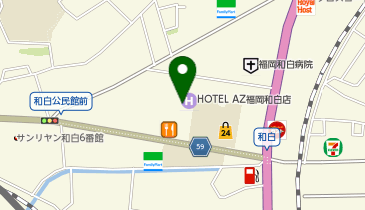 ジョイフル 福岡和白店の地図画像