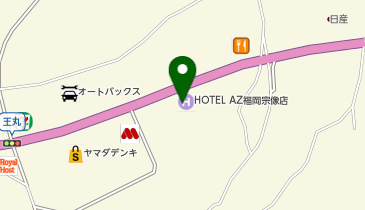 ジョイフル 福岡宗像ホテル内店の地図画像