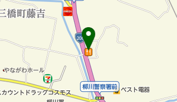 ジョイフル 柳川店の地図画像