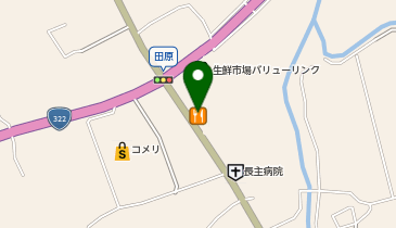 ジョイフル 田川川崎店の地図画像