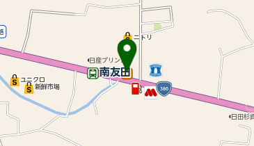 ジョイフル 日田友田店の地図画像