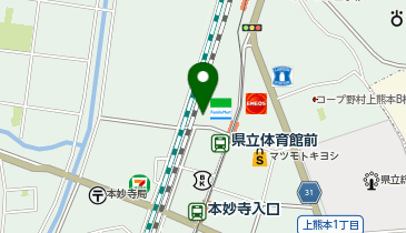 ジョイフル 上熊本店の地図画像