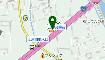 ジョイフル 江津店の地図画像