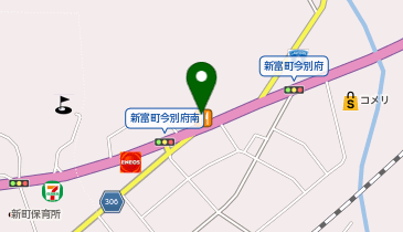 ジョイフル 新富店の地図画像