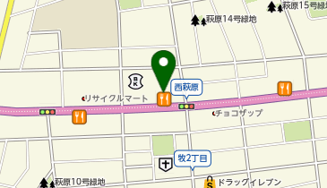 ジョイフル 萩原店の地図画像