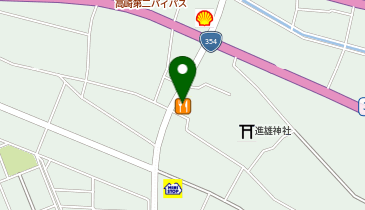 ジョイフル 高崎店の地図画像