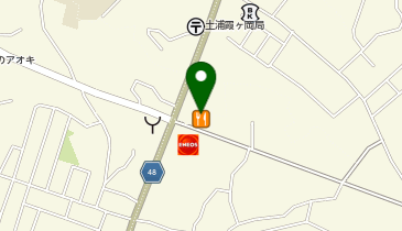 ジョイフル 土浦店の地図画像