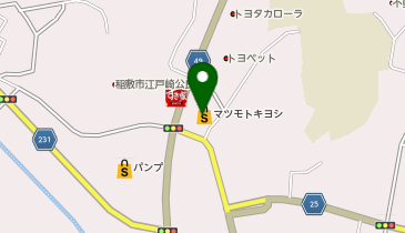 ドラッグストア マツモトキヨシ 江戸崎店の地図画像