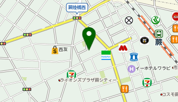 マツモトキヨシ 蕨西口店の地図画像