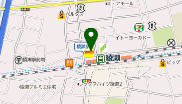 マツモトキヨシ 綾瀬店の地図画像