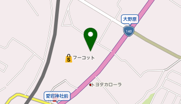 ドラッグストア マツモトキヨシ 秩父大野原店の地図画像