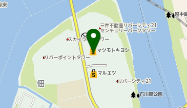 マツモトキヨシ matsukiyoLAB 佃二丁目店の地図画像