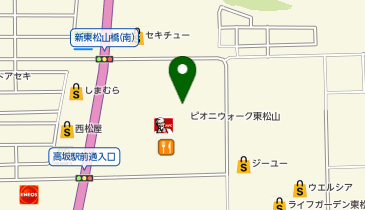 マツモトキヨシ ピオニウォーク東松山店の地図画像